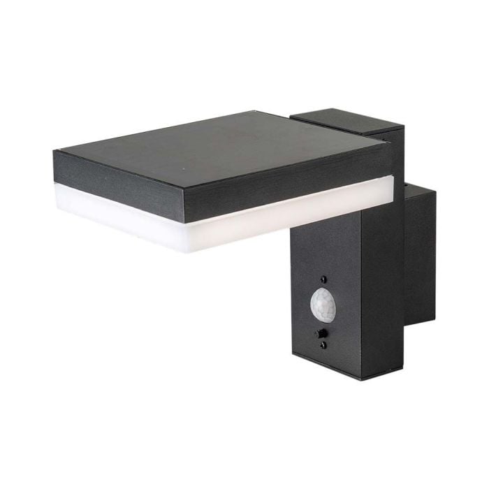 V-TAC Aplique Solar Cuadrado - IP54 - 220 Lumens - 3000K