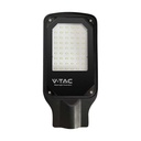 V-TAC LED Slim Farola - IP65 Waterproof - Negro - 30W - 2510 Lumens - 4000K