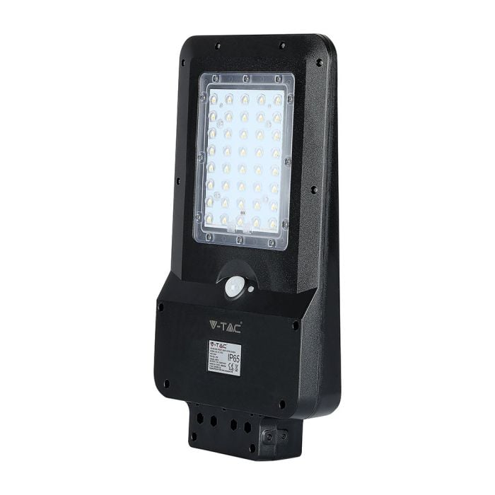 V-TAC Farola Solar - IP65 Impermeable - Negra - 15W - 1600 Lumens - 4000K