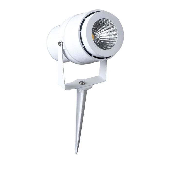 V-TAC Exterior - Luces de pincho para jardín - IP65 Impermeable - Blanco - 12W - 720 Lúmenes - Verde