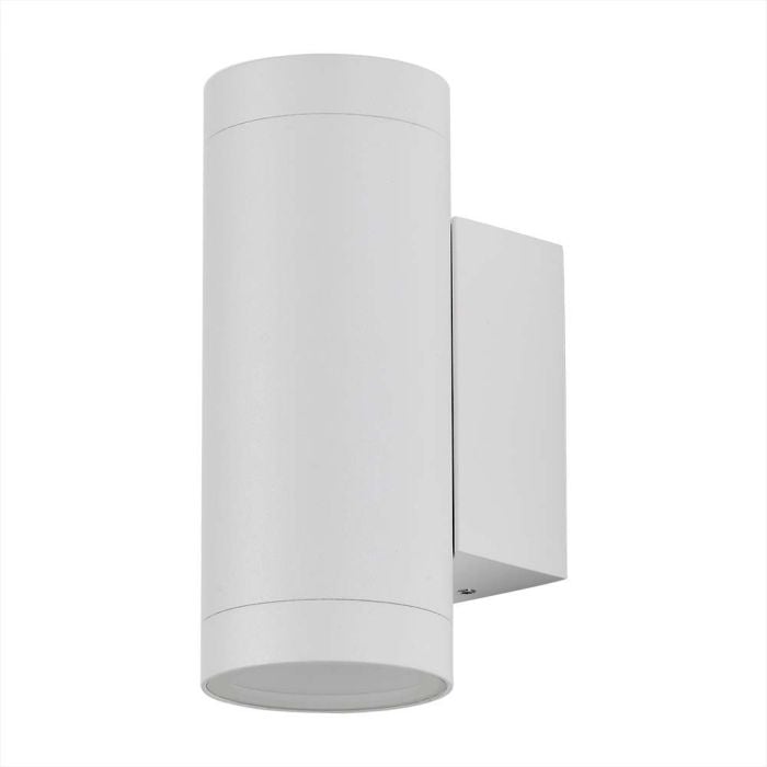 V-TAC Aplique Exterior - UP - Down - Accesorios de Pared - Soporte GU10 - IP54 - Blanco