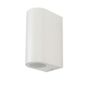 V-TAC Aplique Exterior - UP - Down - Accesorios de Pared - Soporte GU10 - IP44 - Blanco
