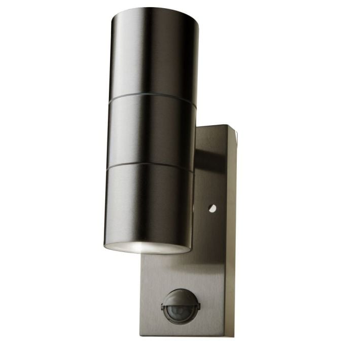 V-TAC Aplique de Pared Exterior - UP - Down - Accesorios de Pared - Soporte GU10 - IP44 - Acero Inoxidable