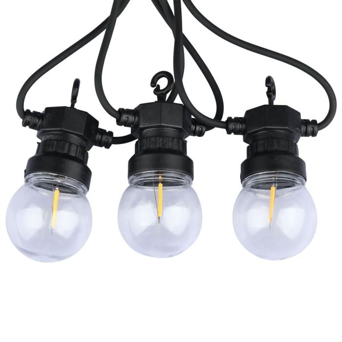Guirnalda LED V-TAC- Bombilla LED - Vidrio - IP44 - 0.4W - 550 Lúmenes - 3000K