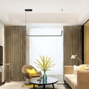 V-TAC Lámpara de techo de diseño - IP20 - Negra - 45W - 4470 Lumens - 3000K