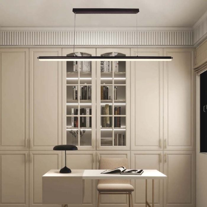 V-TAC Lámpara de Techo de Diseño - IP20 - Cuerpo Negro - 23W - 2130 Lumens - 4000K