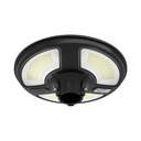 V-TAC Solar Sensor Luz Jardín - IP65 Impermeable - Negro - 10W - 1500 Lumens - 6500K
