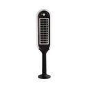 V-TAC Solar Bollard Light - IP65 Impermeable - Blanco + Negro - 5W- 400 Lumens - 4000K