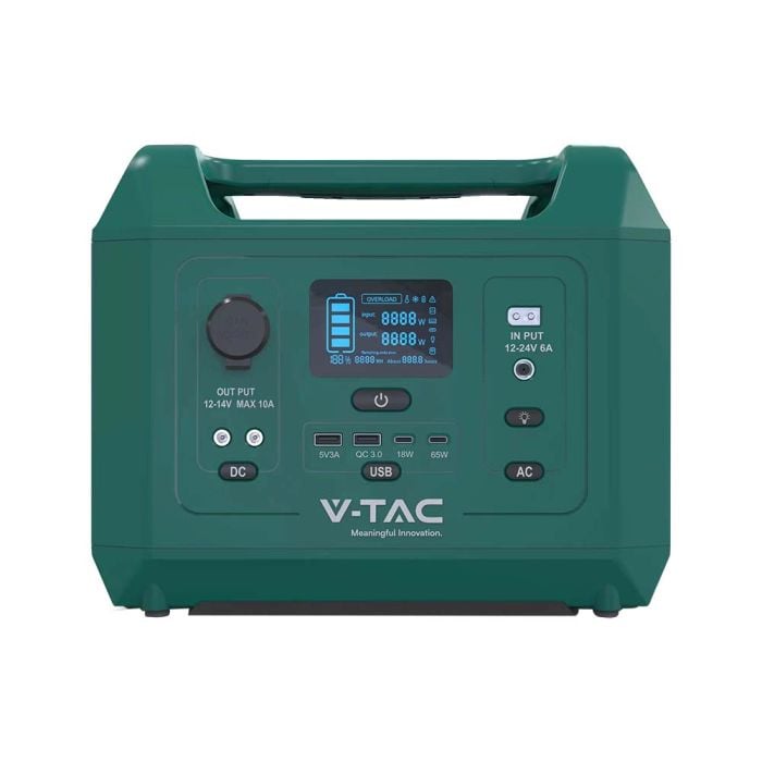 V-TAC Batería Portátil - Verde - 300W