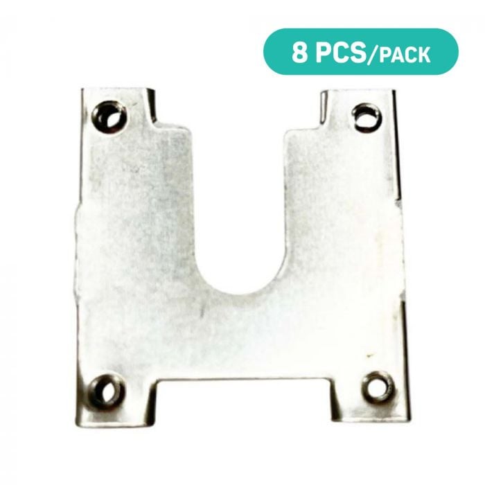 V-TAC Paneles Solares - Accesorios de Estructura - Placa de Tierra - 8 Piezas/Paquete