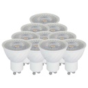 V-TAC LED Dimmable Spot Light - GU10 - Lente 110° - IP20 - Blanco - 6W - 445 Lumens - 3000K - Pack de 10