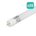 V-TAC Tubo LED T8 - IP20 - Blanco - 18W - 1850 Lumens - 4000K - 120CM - Pack de 25