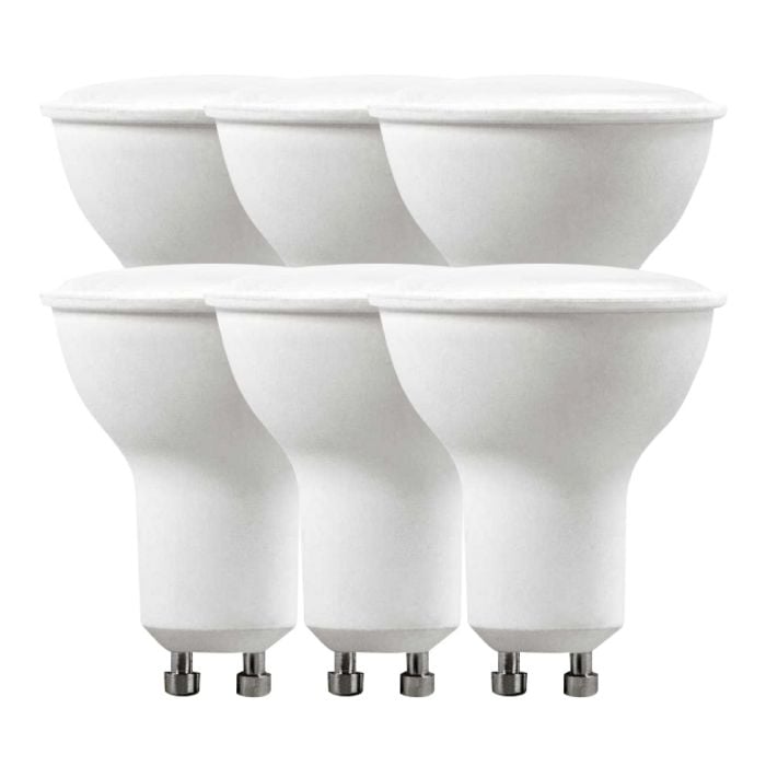 V-TAC LED Dicroica - GU10 - IP20 - Blanco - 4.5W- 400 Lumens - 3000K  - Pack de 6