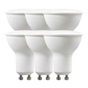 V-TAC LED Dicroica - GU10 - IP20 - Blanco - 4.5W- 400 Lumens - 3000K  - Pack de 6