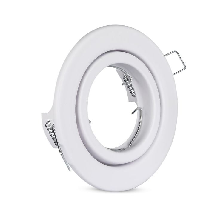 V-TAC LED Aro redondo - Empotrable - GU10 - IP20 - Blanco
