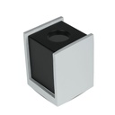 V-TAC Aro de yeso / hormigón cuadrado LED - Accesorios de Superficie - GU10 - IP20 - Gris + Negro Pistola