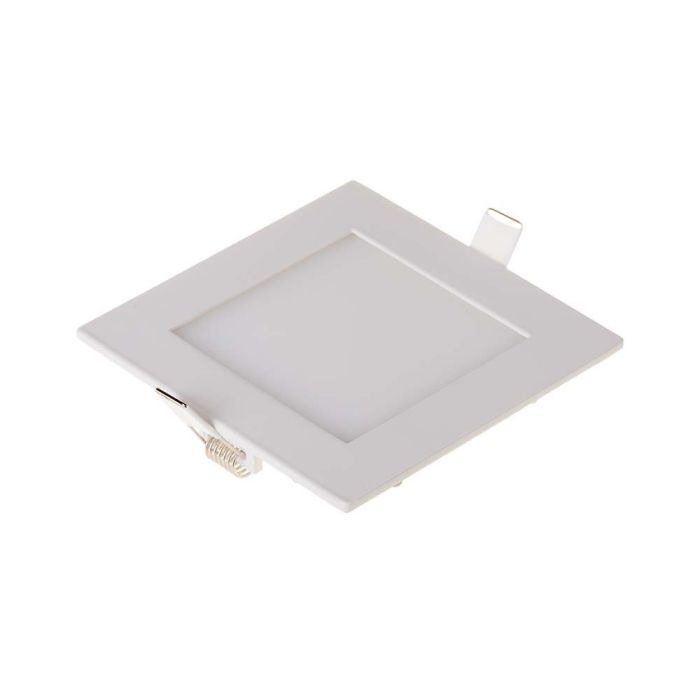 Mini panel LED cuadrado V-TAC - Serie Premium - IP20 - Blanco - 6W - 490 Lúmenes - 6400K