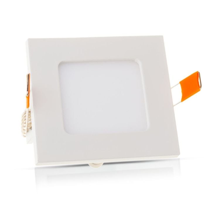 V-TAC LED Mini Panel Cuadrado - Serie Premium - IP20 - Blanco - 3W - 210 Lúmenes - 3000K