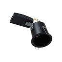 Lámpara empotrada LED - Push and Lock - Can Bezel Fittings - IP20 - Negro