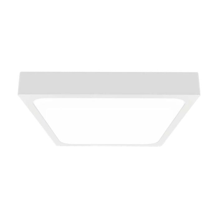 V-TAC LED Plafón cuadrado - IP44 - Blanco - 30W - 3000 Lumens - 6500K