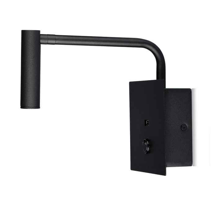 V-TAC LED Lámpara de pared- Side Light - IP20 - Negro - 3W - 150 Lumens - 3000K