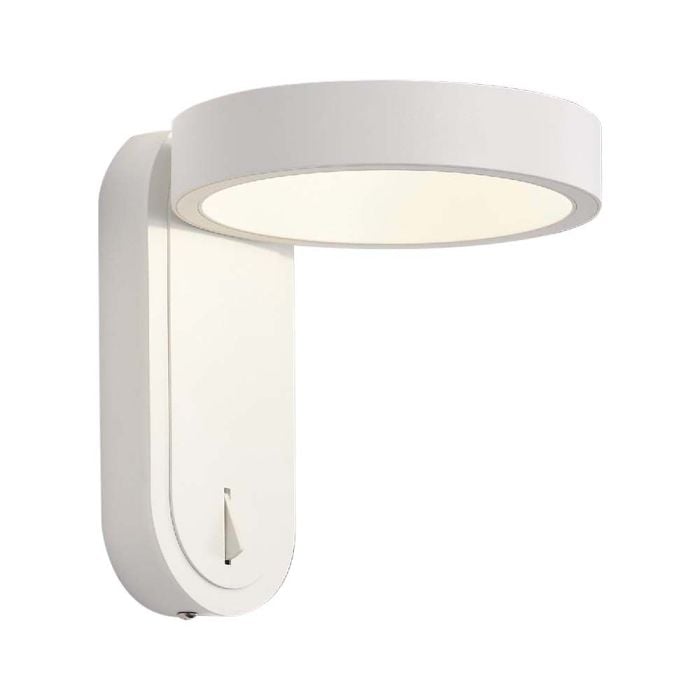 Aplique LED Giratorio V-TAC - IP20 - Cuerpo Blanco - 5W- 600 Lumens - 3000K + 4000K