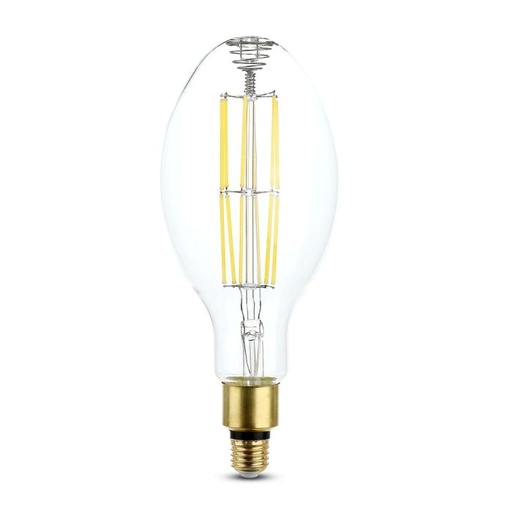 [2816] Bombilla LED V-TAC - 130lm/w - ED120 - Soporte E27 - IP20 - Transparente - 24W- 4000 Lúmenes - 4000K