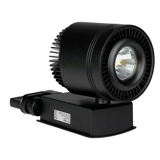 [1238] V-TAC LED Foco de carril - IP20 - Negro - 45W- 2300 Lumens - 5000K