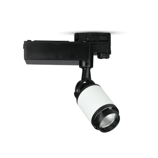 [1337] V-TAC LED Foco de carril - IP20 - Negro + Blanco - 25W- 2100 Lumens - 6000K