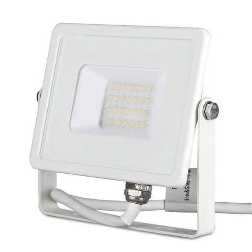 [442] Proyector LED V-TAC - Samsung - Impermeable IP65 - Blanco - 20W - 1600 Lúmenes - 3000K
