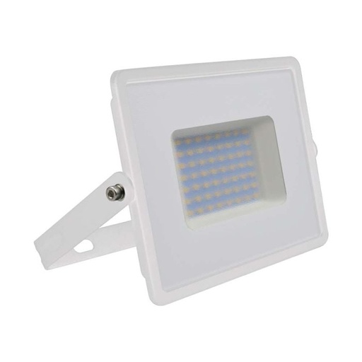 [215963] Proyector LED V-TAC - Serie E - Impermeable IP65 - Blanco - 50W - 4300 Lúmenes - 6500K