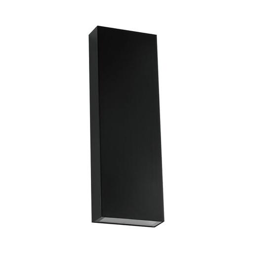 [23760] Aplique LED rectangular V-TAC - 140lm/w - IP65 Estanco - Negro - 8W - 1120 Lumens - 4000K