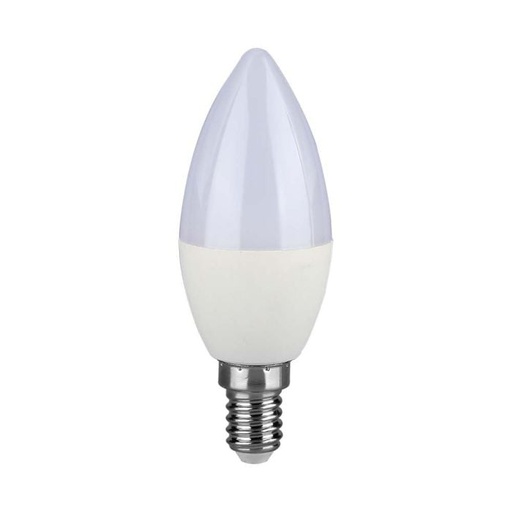 [2120045] Bombilla LED V-TAC - Samsung - Vela - Soporte E14 - IP20 - Blanca - 5.5W- 470 Lumens - 3000K