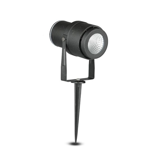 [7546] V-TAC Exterior - Luces de pincho para jardín - IP65 Impermeable - Negro - 12W - 720 Lúmenes - Verde