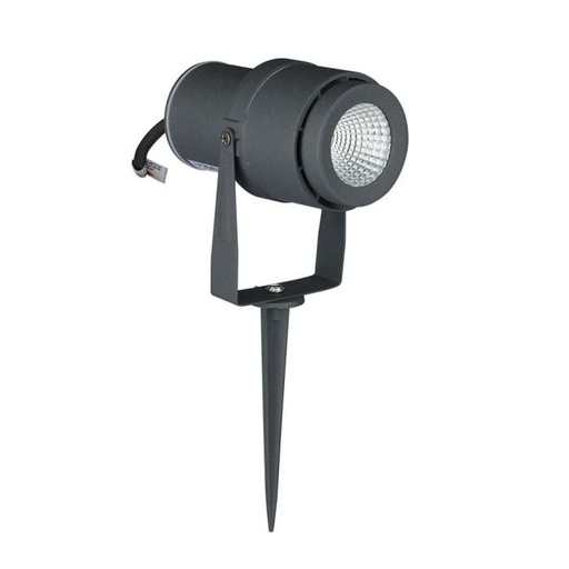 [217550] V-TAC Exterior - Luces de Espiga para Jardín - IP65 Impermeable - Gris - 12W - 875 Lumens - 3000K