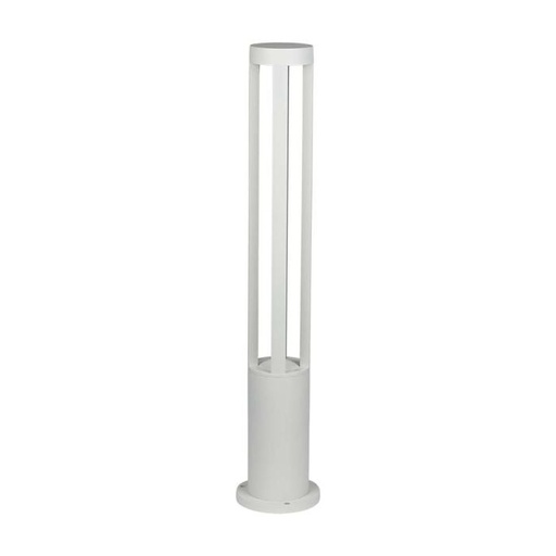 [128326] V-TAC LED Lámpara Bolardo Exterior- IP65 Impermeable - Blanco - 10W - 1000 lúmenes - 4000K - 80CM