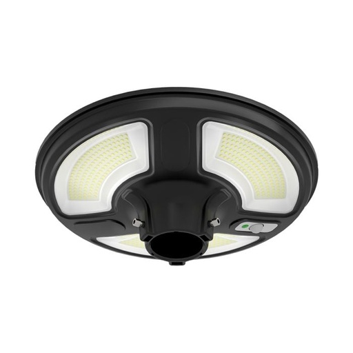 [5152] V-TAC Solar Sensor Luz Jardín - IP65 Impermeable - Negro - 10W - 1500 Lúmenes - 4000K