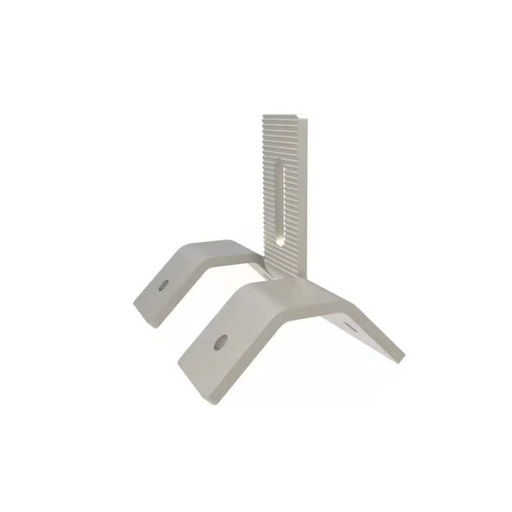 [11585] V-TAC Paneles Solares - Accesorios de Estructura - Cierre Klip de Acero en Forma de Caballo - Acero Inoxidable - 2 Set