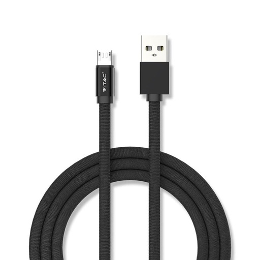 [8494] Cable USB V-TAC - Serie Ruby - Negro