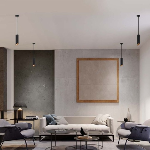 [6684] Lámpara Colgante V-TAC - GU10 - IP20 - Negro