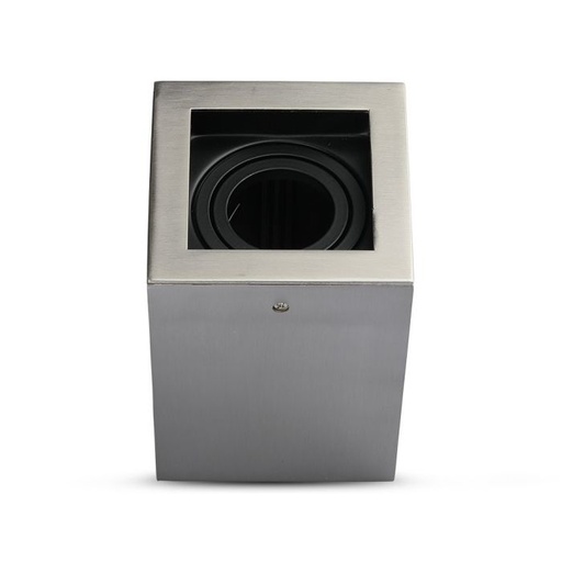 [3632] V-TAC LED Aro cuadrado- Accesorios de superficie - GU10 - IP20 - Satin Nikcle