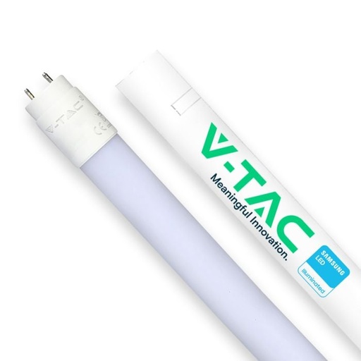 [21657] Tubo LED T8 V-TAC - Samsung - IP20 - Blanco - 20W - 2100 Lúmenes - 4000K - 150CM