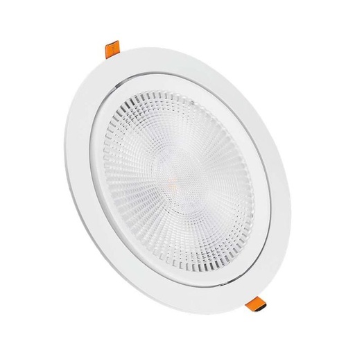 [21841] V-TAC LED Foco empotrable Ajustable - Samsung - IP20 - Blanco - 10W - 1060 Lumens - 6400K
