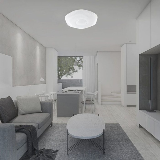 [23588] V-TAC Lámpara de techo de diseño - Mando a distancia con cambio de color - IP20 - 60W- 6000 Lumens - 3IN1